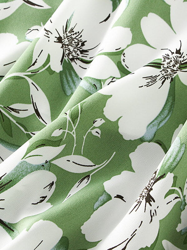 Airchics jupe longue trapèze imprimé à fleurie femme mode