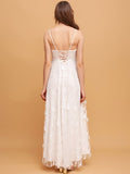 Airchics robe longue tulle avec à lacets à fines brides dos nu mode bal de promo