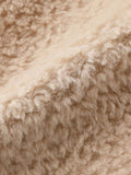 Airchics manteau aviateur doublé cuir peau de mouton  fermeture éclair femme oversized