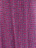 Airchics robe longue imprimé à fleurie fendu le côté une épaule mode bal de promo violet