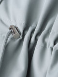Airchics parka doublé polaire avec poches coulisse taille à capuche femme hiver