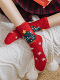 Airchics 4 paires chaussettes polaire femme hiver noël