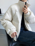 Airchics manteau doudoune avec poches coulisse taille col montant femme mode