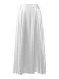 Airchics jupe longue satin femme mode