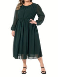 robes-de-couleur-unie-grande-taille-en-mousseline-airchics