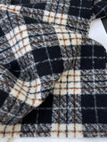 Airchics écharpe carreaux avec frange femme vintage hiver