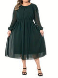 robes-de-couleur-unie-grande-taille-en-mousseline-airchics