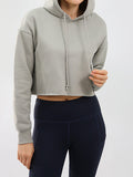 Airchics sweatshirt courte à capuche femme mode