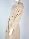 Airchics manteau en laine double boutonnage avec poches ceinture femme mode hiver