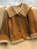 Airchics manteau aviateur boutonnage avec poches femme mode hiver