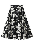 Airchics jupe longue trapèze mousseline imprimé à fleurie mode femme