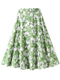 Airchics jupe longue trapèze imprimé à fleurie femme mode