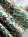 Airchics jupe longue coton imprimé à fleurie fluide vintage femme