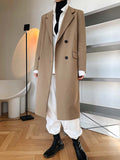 Airchics blazer longue avec poches boutonnage col revers femme mode oversized trench