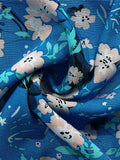 Airchics robe longue trapèze imprimé à fleurie v-cou bohème de plage