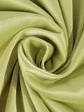 Airchics robe longue satin fendu le côté v-cou élégant de promo vert jaunâtre