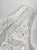 Airchics robe longue sirene jacquard pearl une épaule élégant de mariée princesse blanche