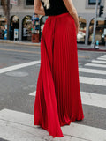 Airchics jupe maxi longue plissé élégant femme robe
