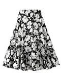 Airchics jupe longue trapèze imprimé à fleurie femme mode