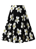 Airchics jupe longue trapèze imprimé à fleurie fluide mode femme
