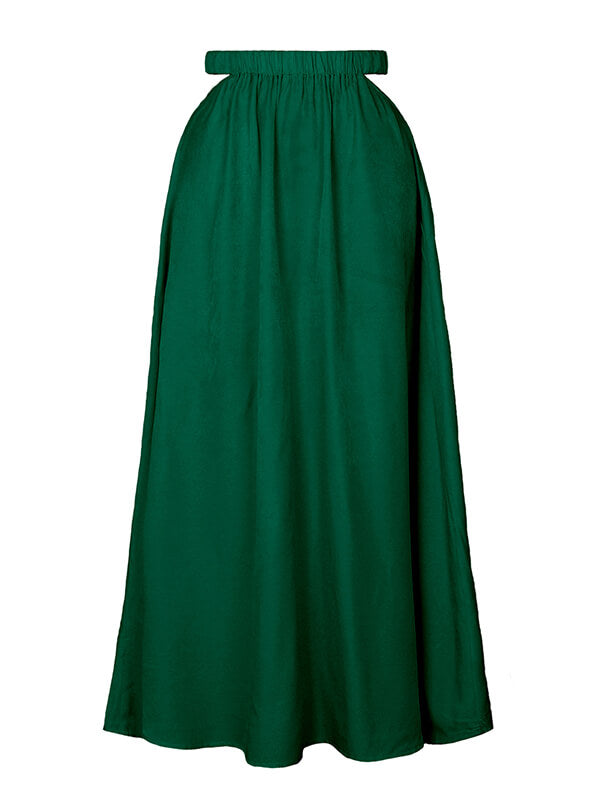 Airchics longue jupe trapèze taille élastique femme mode