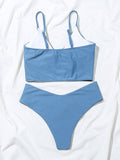 Airchics maillot de bain 2 pièces taille haute mode femme bikini