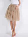 Airchics mi-longue jupe tutu en tulle élégant mignon femme