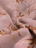 Airchics robe court imprimé à fleurie nœud à volantée v-cou boho de plage