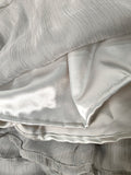 Airchics robe longue mousseline brillante paillette pearl col rond dos nu mode invité mariage gris